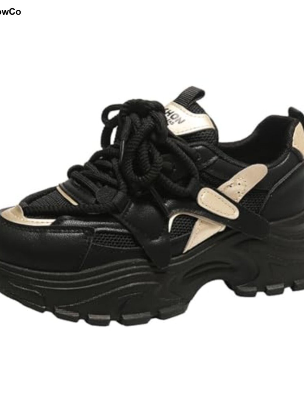 Women's Mesh Platform Sneakers Lightweight Non-Slip Walking Shoes